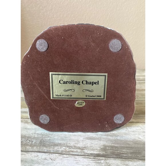 Hummel Goebel Caroling Chapel 2008 Lighted Musical Church - No Box - Picture 5 of 15